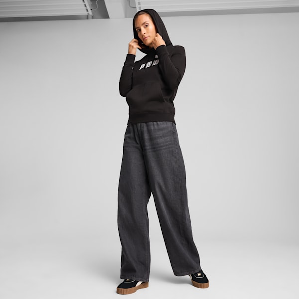 Chandail à capuchon Essentials avec log<sup>o</sup> no 1 Femme, PUMA Black, extralarge